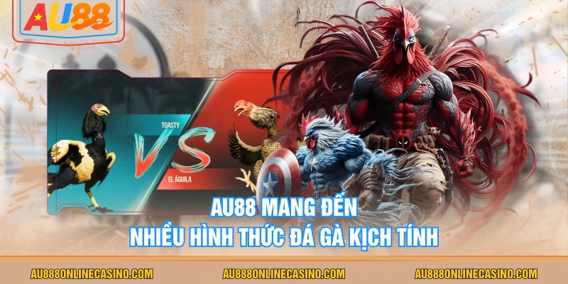 AU88 mang đến nhiều hình thức đá gà kịch tính